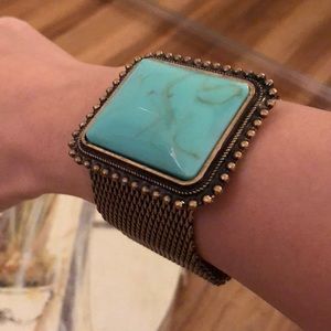 beautiful bracelet with green accent